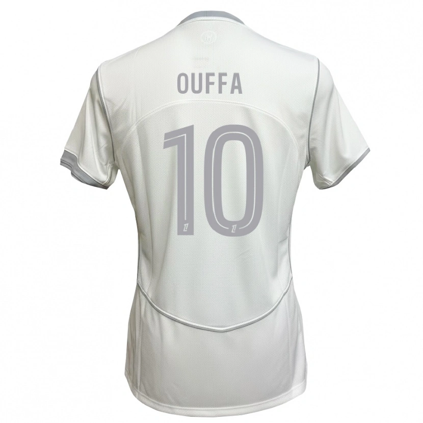 Danxen Herren Rayan Ouffa #10 Weiß Grau Auswärtstrikot Trikot 2026/27 T-Shirt