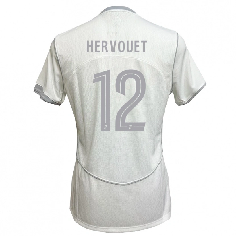 Danxen Herren Vasco Hervouet #12 Weiß Grau Auswärtstrikot Trikot 2026/27 T-Shirt