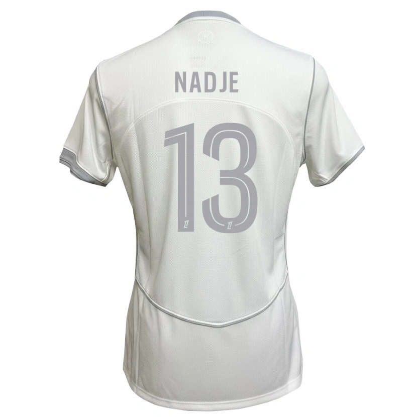 Danxen Herren Guédé Nadje #13 Weiß Grau Auswärtstrikot Trikot 2026/27 T-Shirt