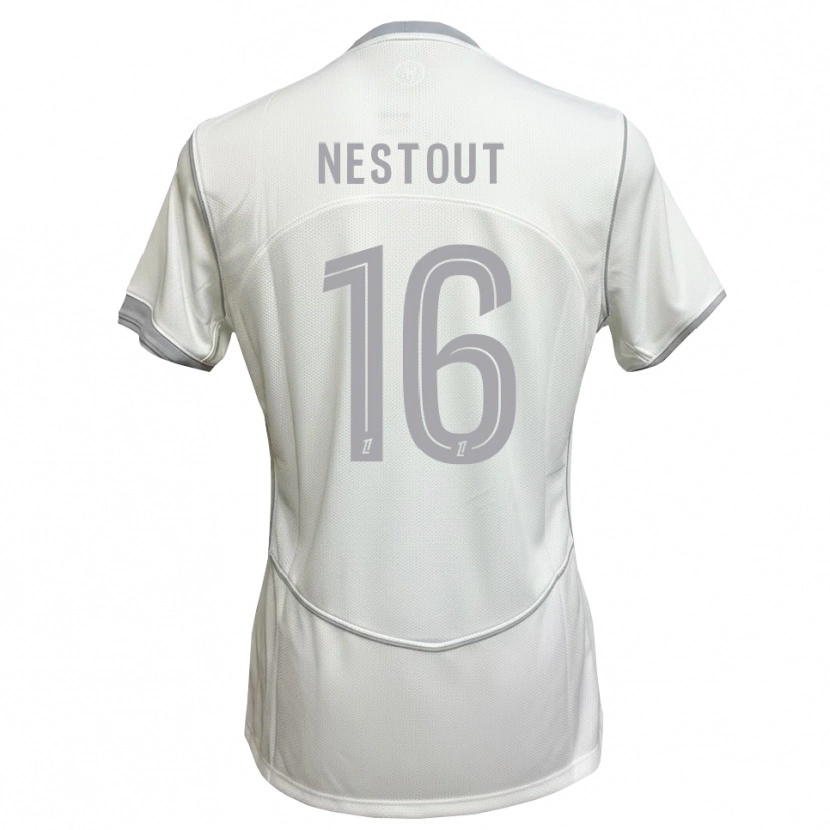 Danxen Herren Yves-Thomas Nestout #16 Weiß Grau Auswärtstrikot Trikot 2026/27 T-Shirt
