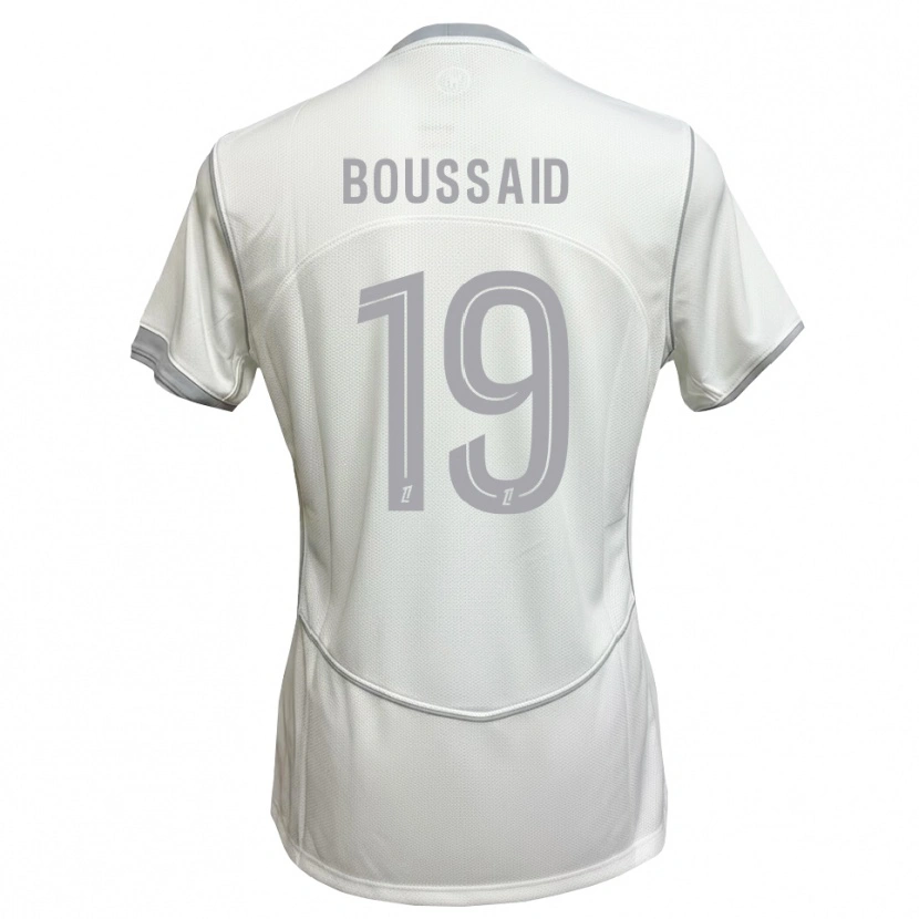 Danxen Herren Willsem Boussaid #19 Weiß Grau Auswärtstrikot Trikot 2026/27 T-Shirt