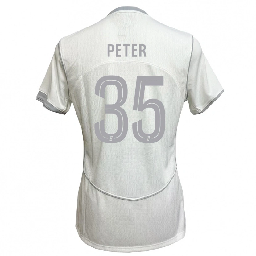 Danxen Herren Prosper Peter #35 Weiß Grau Auswärtstrikot Trikot 2026/27 T-Shirt