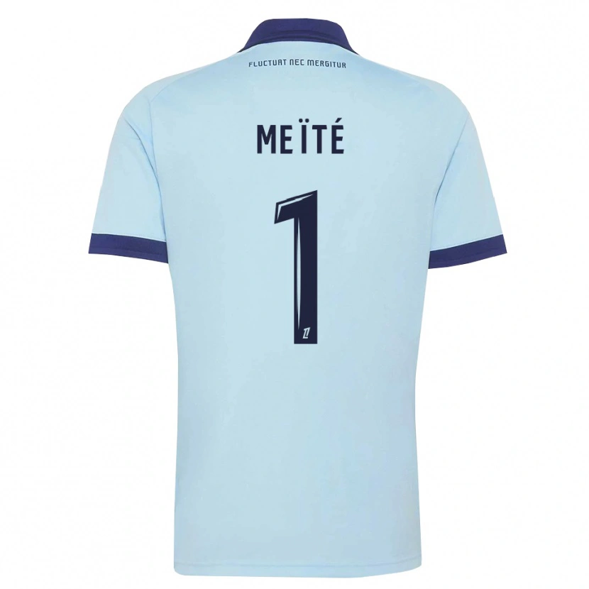 Danxen Herren Ibrahim Meïté #1 Kornblumenblau Schwarz Auswärtstrikot Trikot 2026/27 T-Shirt