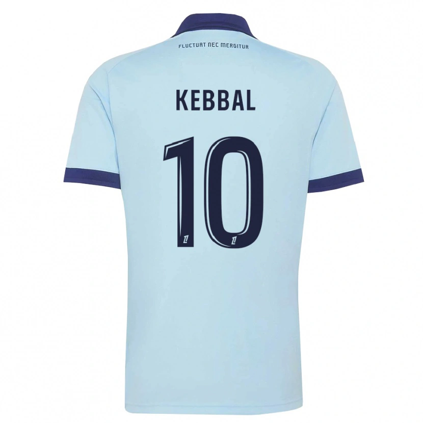 Danxen Herren Ilan Kebbal #10 Kornblumenblau Schwarz Auswärtstrikot Trikot 2026/27 T-Shirt