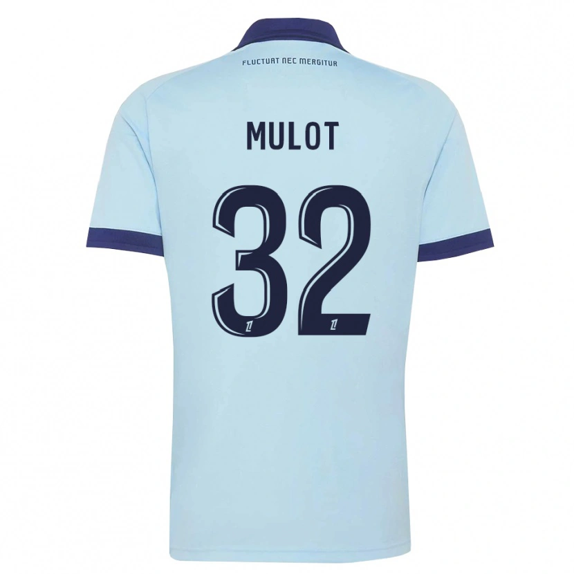Danxen Herren Marie Mulot #32 Kornblumenblau Schwarz Auswärtstrikot Trikot 2026/27 T-Shirt