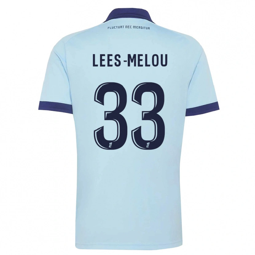 Danxen Herren Pierre Lees-Melou #33 Kornblumenblau Schwarz Auswärtstrikot Trikot 2026/27 T-Shirt