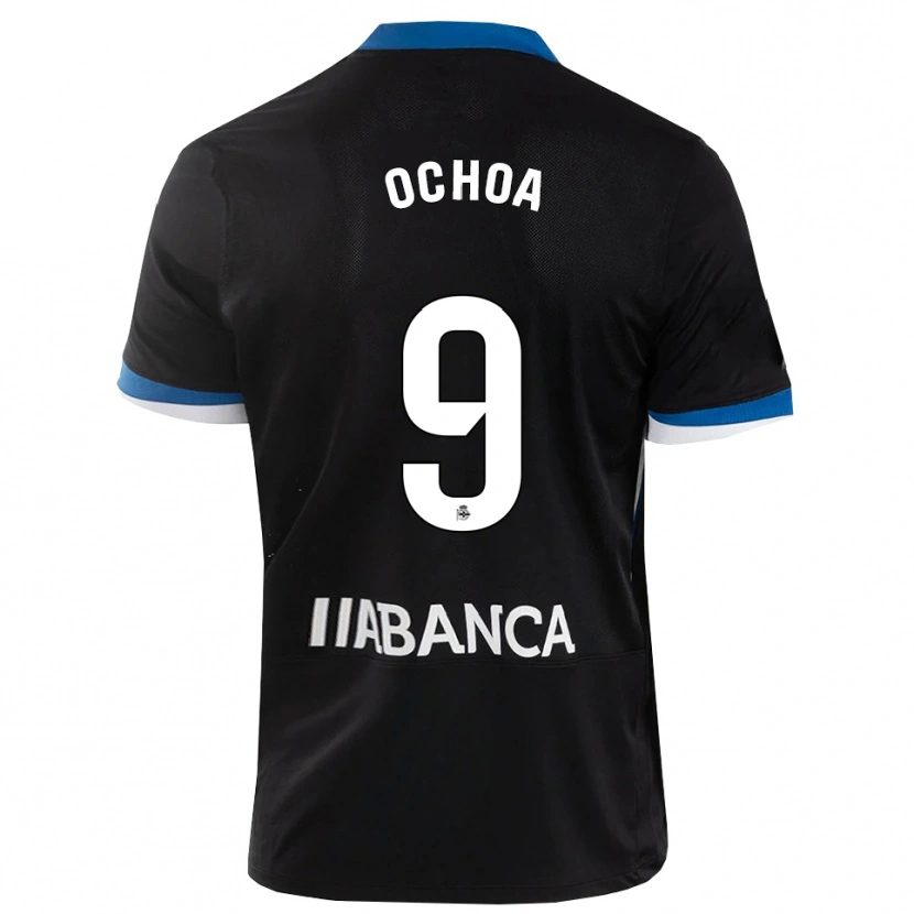 Danxen Herren Martín Ochoa #9 Schwarz Blau Weiß Auswärtstrikot Trikot 2026/27 T-Shirt