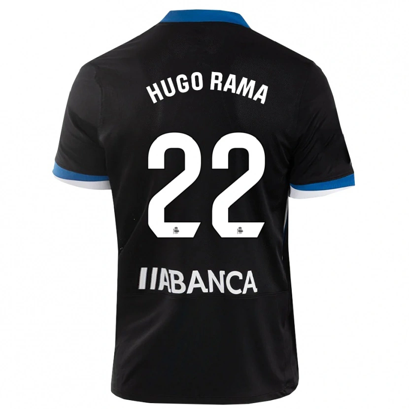 Danxen Herren Hugo Rama #22 Schwarz Blau Weiß Auswärtstrikot Trikot 2026/27 T-Shirt