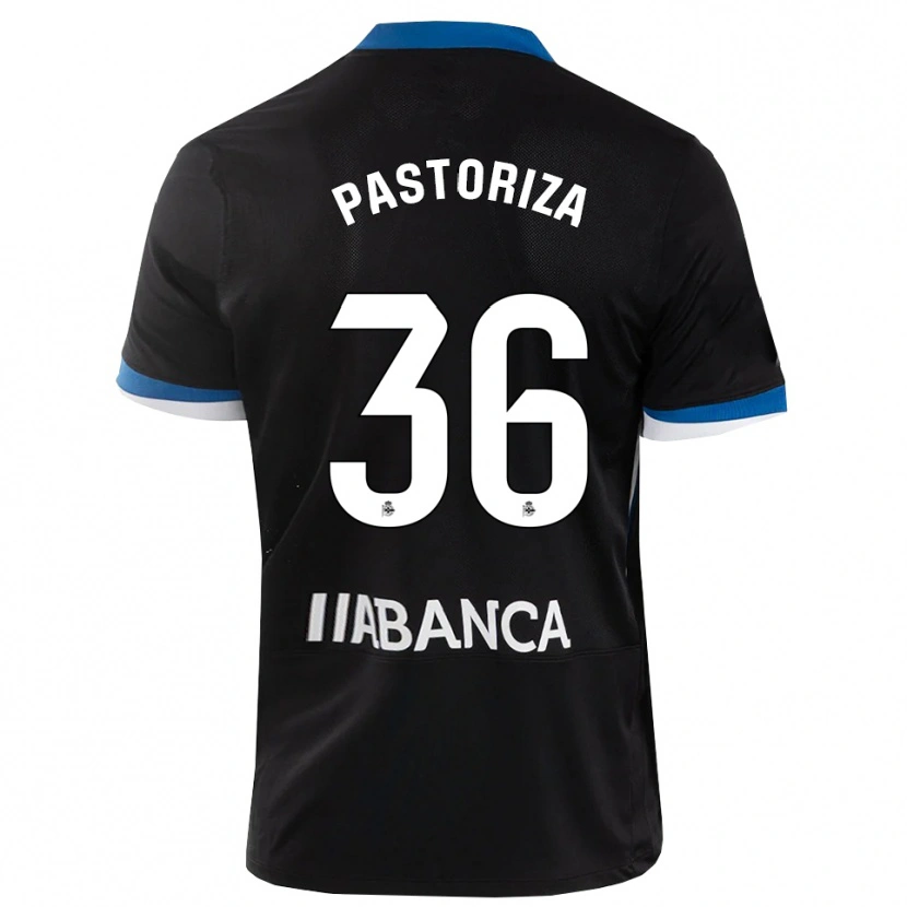 Danxen Herren Guille Pastoriza #36 Schwarz Blau Weiß Auswärtstrikot Trikot 2026/27 T-Shirt