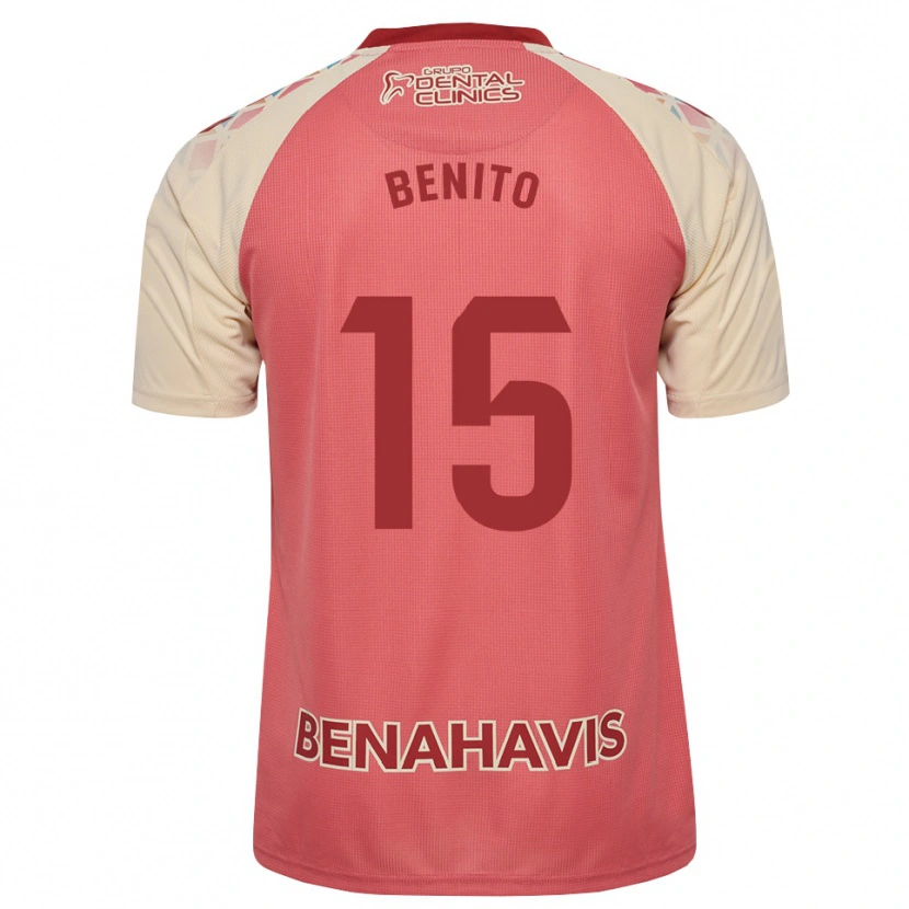 Danxen Herren Iván Benito #15 Hellrosa Rot Blau Auswärtstrikot Trikot 2026/27 T-Shirt
