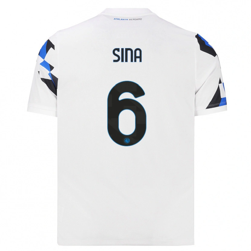 Danxen Herren Sebastian Sina #6 Weiß Rot Blau Auswärtstrikot Trikot 2026/27 T-Shirt
