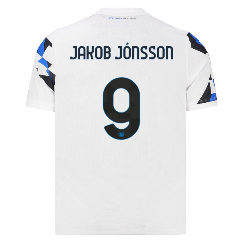 Danxen Herren Birkir Jakob Jónsson #9 Weiß Rot Blau Auswärtstrikot Trikot 2026/27 T-Shirt