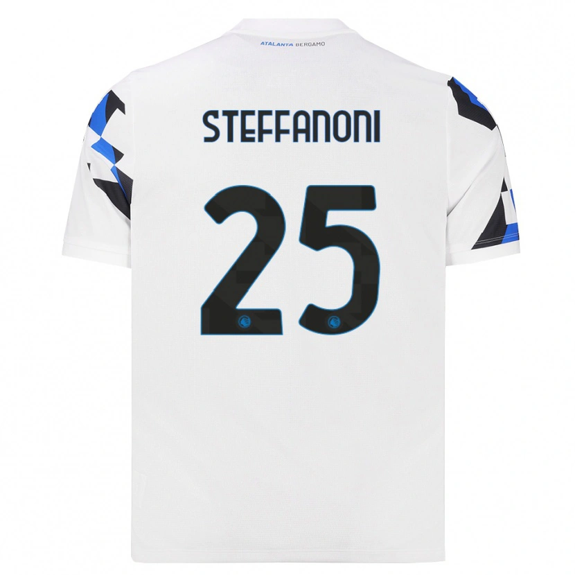 Danxen Herren Federico Steffanoni #25 Weiß Rot Blau Auswärtstrikot Trikot 2026/27 T-Shirt