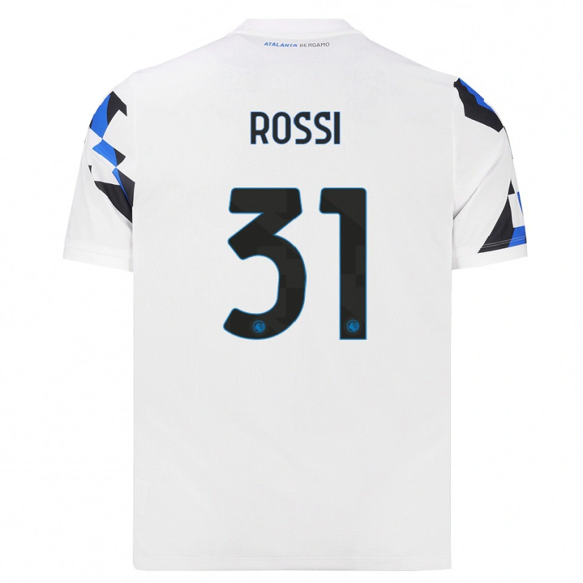 Danxen Herren Francesco Rossi #31 Weiß Rot Blau Auswärtstrikot Trikot 2026/27 T-Shirt