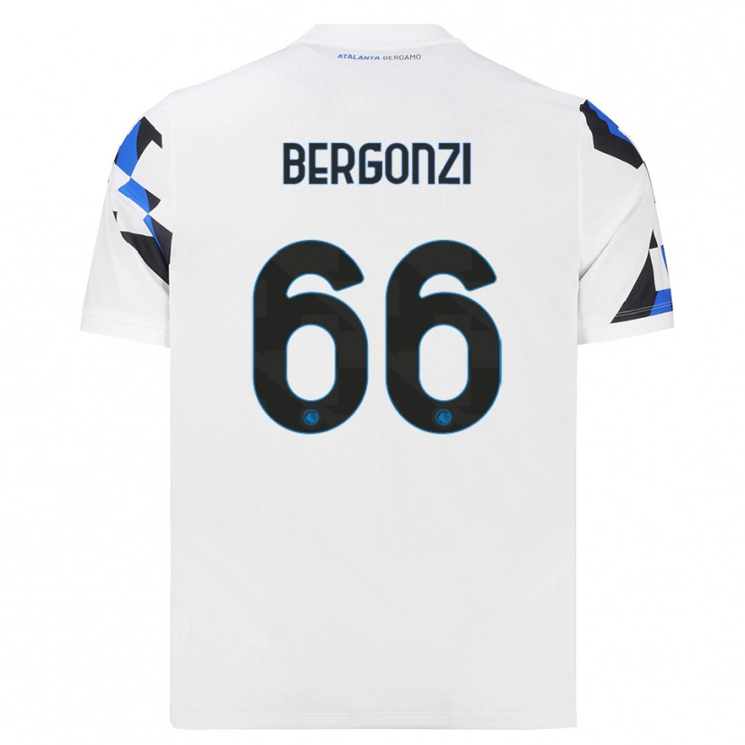 Danxen Herren Federico Bergonzi #66 Weiß Rot Blau Auswärtstrikot Trikot 2026/27 T-Shirt