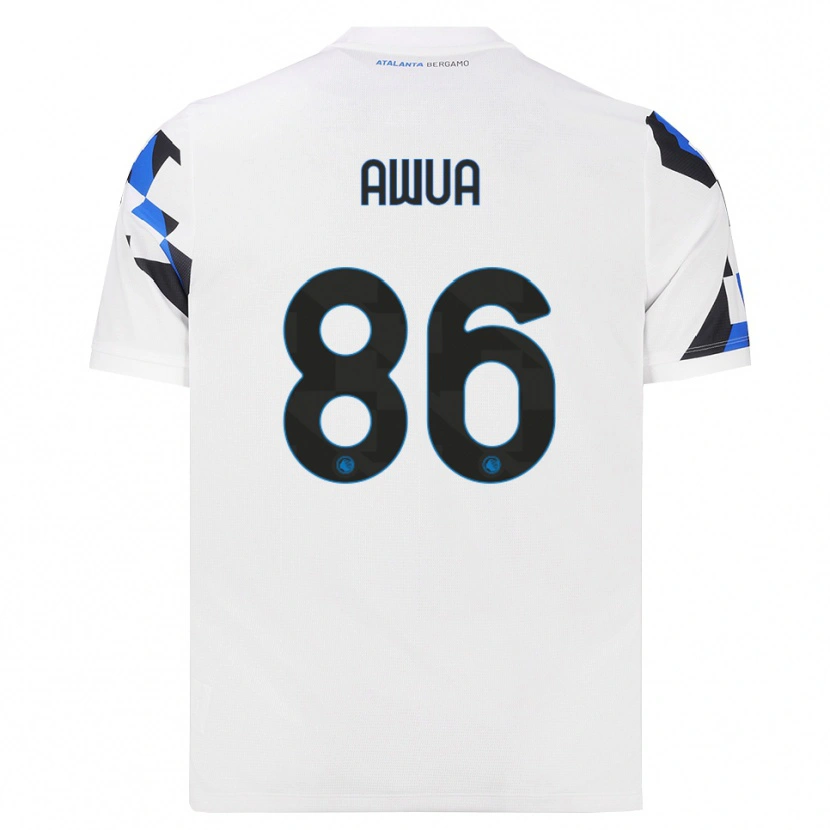 Danxen Herren Theophilus Awua #86 Weiß Rot Blau Auswärtstrikot Trikot 2026/27 T-Shirt