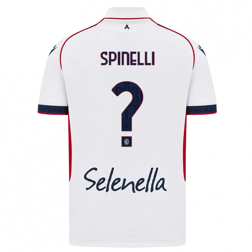 Danxen Herren Giorgia Spinelli #0 Weiß Rot Königsblau Auswärtstrikot Trikot 2026/27 T-Shirt
