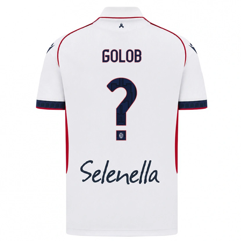 Danxen Herren Lana Golob #0 Weiß Rot Königsblau Auswärtstrikot Trikot 2026/27 T-Shirt