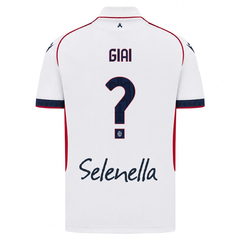 Danxen Herren Alice Giai #0 Weiß Rot Königsblau Auswärtstrikot Trikot 2026/27 T-Shirt