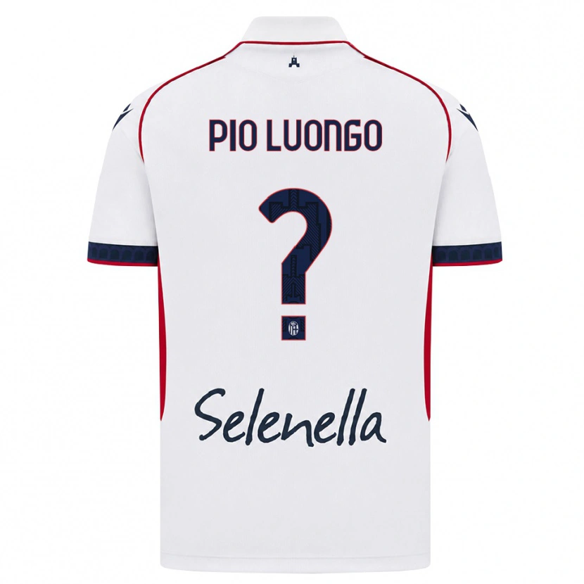 Danxen Herren Francesco Pio Luongo #0 Weiß Rot Königsblau Auswärtstrikot Trikot 2026/27 T-Shirt