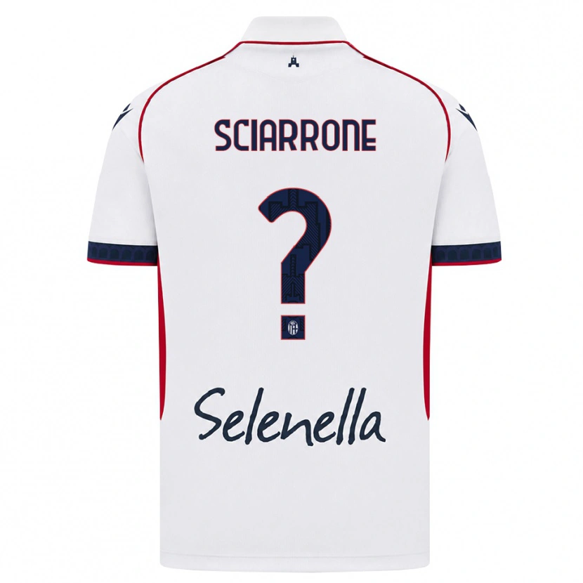 Danxen Herren Beatrice Sciarrone #0 Weiß Rot Königsblau Auswärtstrikot Trikot 2026/27 T-Shirt