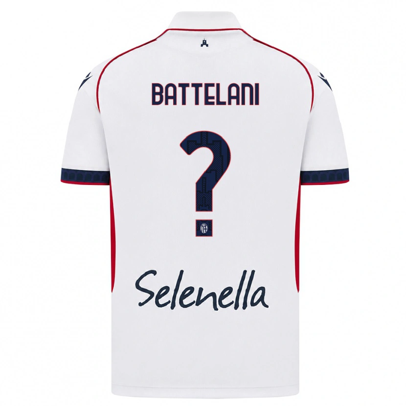 Danxen Herren Veronica Battelani #0 Weiß Rot Königsblau Auswärtstrikot Trikot 2026/27 T-Shirt