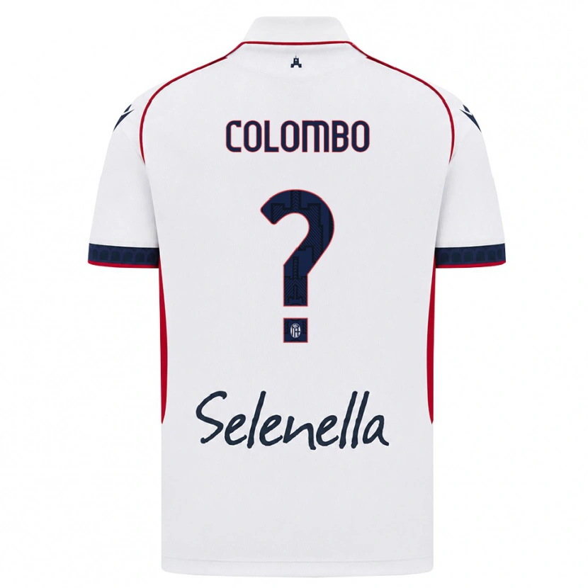 Danxen Herren Valentina Colombo #0 Weiß Rot Königsblau Auswärtstrikot Trikot 2026/27 T-Shirt