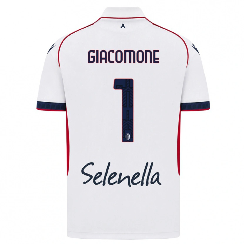 Danxen Herren Giacomo Giacomone #1 Weiß Rot Königsblau Auswärtstrikot Trikot 2026/27 T-Shirt