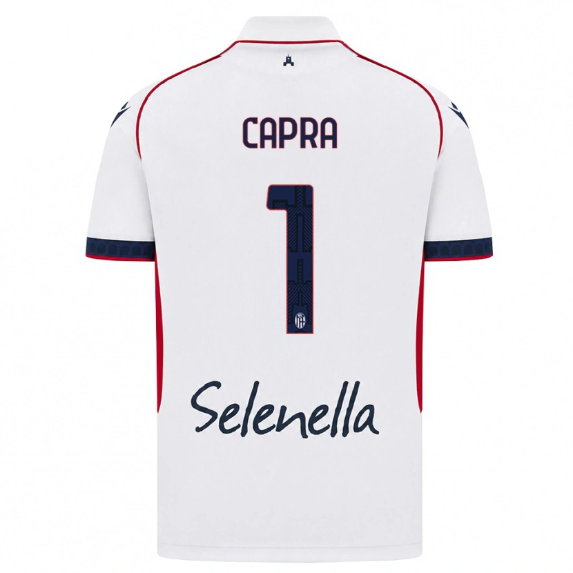 Danxen Herren Daniel Capra #1 Weiß Rot Königsblau Auswärtstrikot Trikot 2026/27 T-Shirt