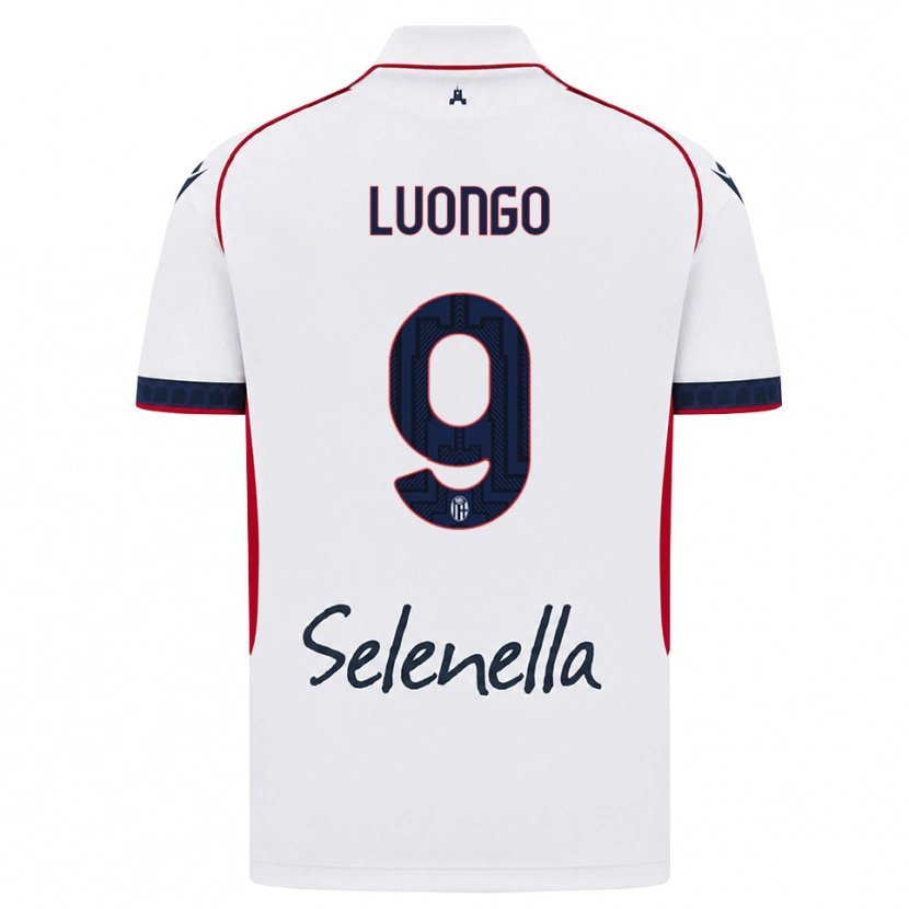 Danxen Herren Francesco Luongo #9 Weiß Rot Königsblau Auswärtstrikot Trikot 2026/27 T-Shirt