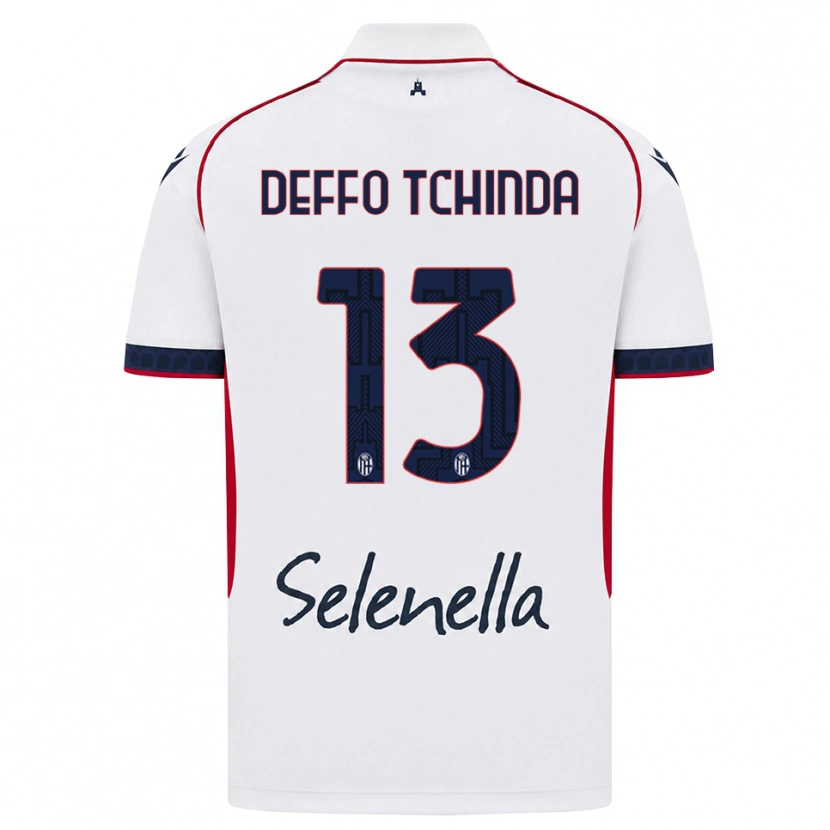 Danxen Herren Owen Deffo Tchinda #13 Weiß Rot Königsblau Auswärtstrikot Trikot 2026/27 T-Shirt