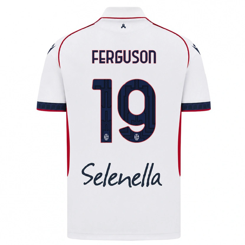 Danxen Herren Lewis Ferguson #19 Weiß Rot Königsblau Auswärtstrikot Trikot 2026/27 T-Shirt