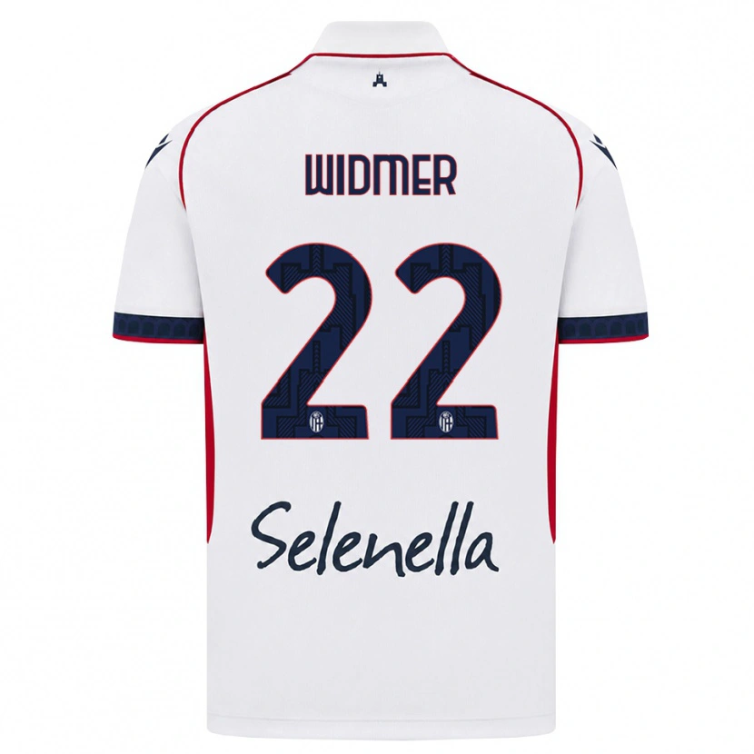 Danxen Herren Renato Widmer D’autilia #22 Weiß Rot Königsblau Auswärtstrikot Trikot 2026/27 T-Shirt