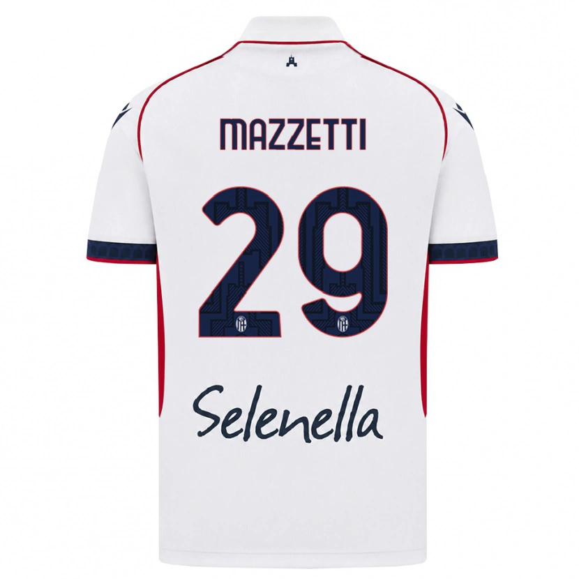Danxen Herren Gabriele Mazzetti #29 Weiß Rot Königsblau Auswärtstrikot Trikot 2026/27 T-Shirt