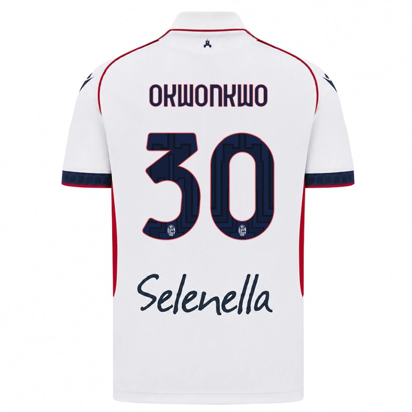 Danxen Herren Orji Okwonkwo #30 Weiß Rot Königsblau Auswärtstrikot Trikot 2026/27 T-Shirt