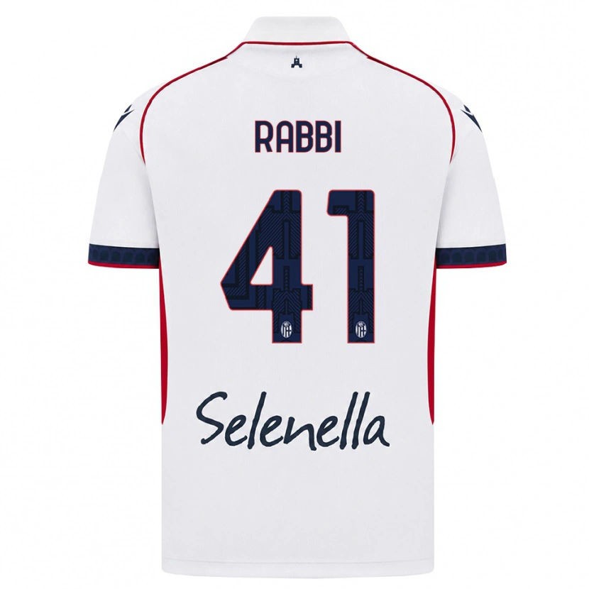 Danxen Herren Giovanni Rabbi #41 Weiß Rot Königsblau Auswärtstrikot Trikot 2026/27 T-Shirt