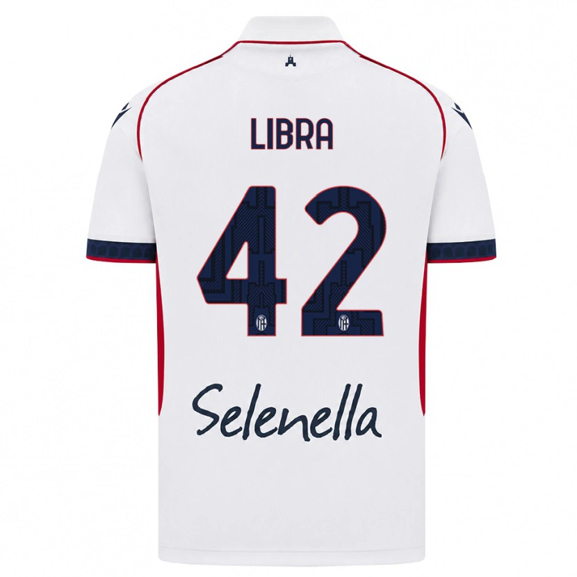 Danxen Herren Marco Libra #42 Weiß Rot Königsblau Auswärtstrikot Trikot 2026/27 T-Shirt