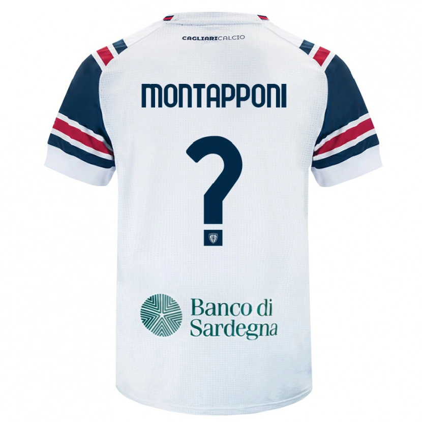 Danxen Herren Leonardo Montapponi #0 Weiß Rot Grün Auswärtstrikot Trikot 2026/27 T-Shirt