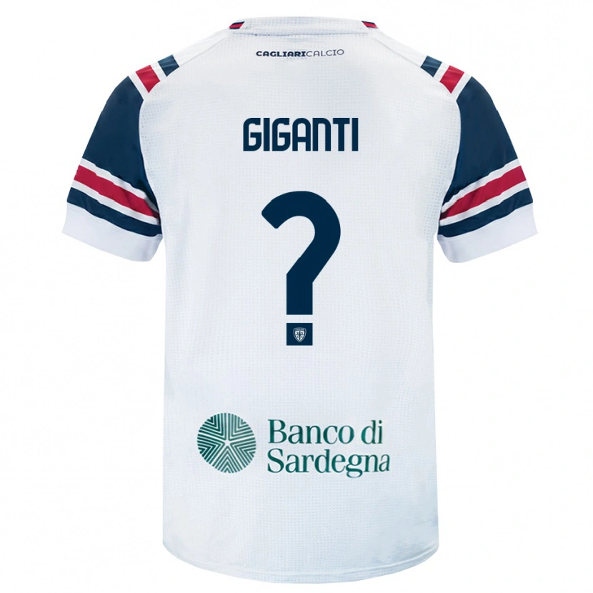 Danxen Herren Michele Giganti #0 Weiß Rot Grün Auswärtstrikot Trikot 2026/27 T-Shirt