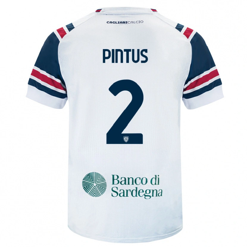 Danxen Herren Nicola Pintus #2 Weiß Rot Grün Auswärtstrikot Trikot 2026/27 T-Shirt