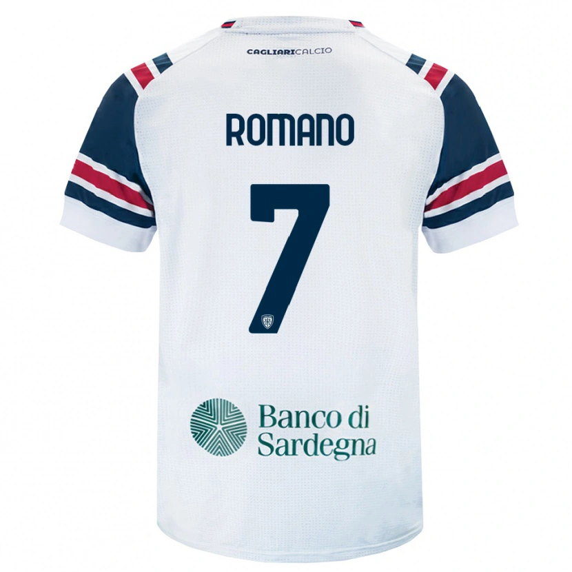 Danxen Herren Antonio Romano #7 Weiß Rot Grün Auswärtstrikot Trikot 2026/27 T-Shirt