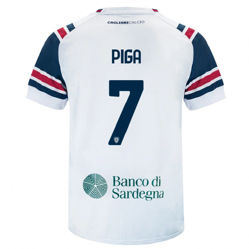 Danxen Herren Renato Piga #7 Weiß Rot Grün Auswärtstrikot Trikot 2026/27 T-Shirt