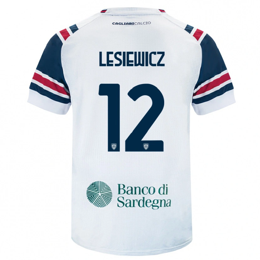 Danxen Herren Mateusz Lesiewicz #12 Weiß Rot Grün Auswärtstrikot Trikot 2026/27 T-Shirt