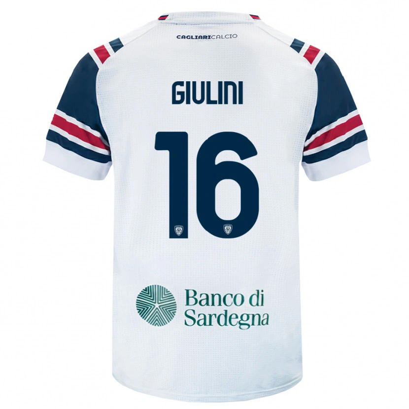 Danxen Herren Carlo Giulini #16 Weiß Rot Grün Auswärtstrikot Trikot 2026/27 T-Shirt