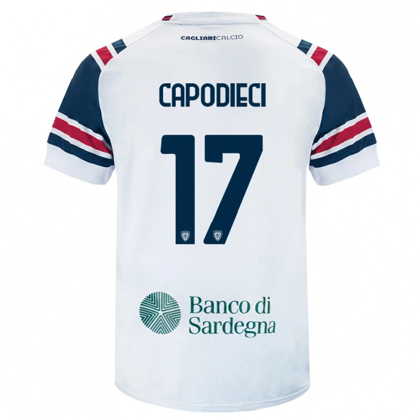 Danxen Herren Loris Capodieci #17 Weiß Rot Grün Auswärtstrikot Trikot 2026/27 T-Shirt