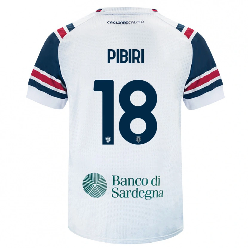 Danxen Herren Andrea Pibiri #18 Weiß Rot Grün Auswärtstrikot Trikot 2026/27 T-Shirt
