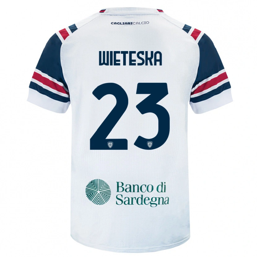 Danxen Herren Mateusz Wieteska #23 Weiß Rot Grün Auswärtstrikot Trikot 2026/27 T-Shirt