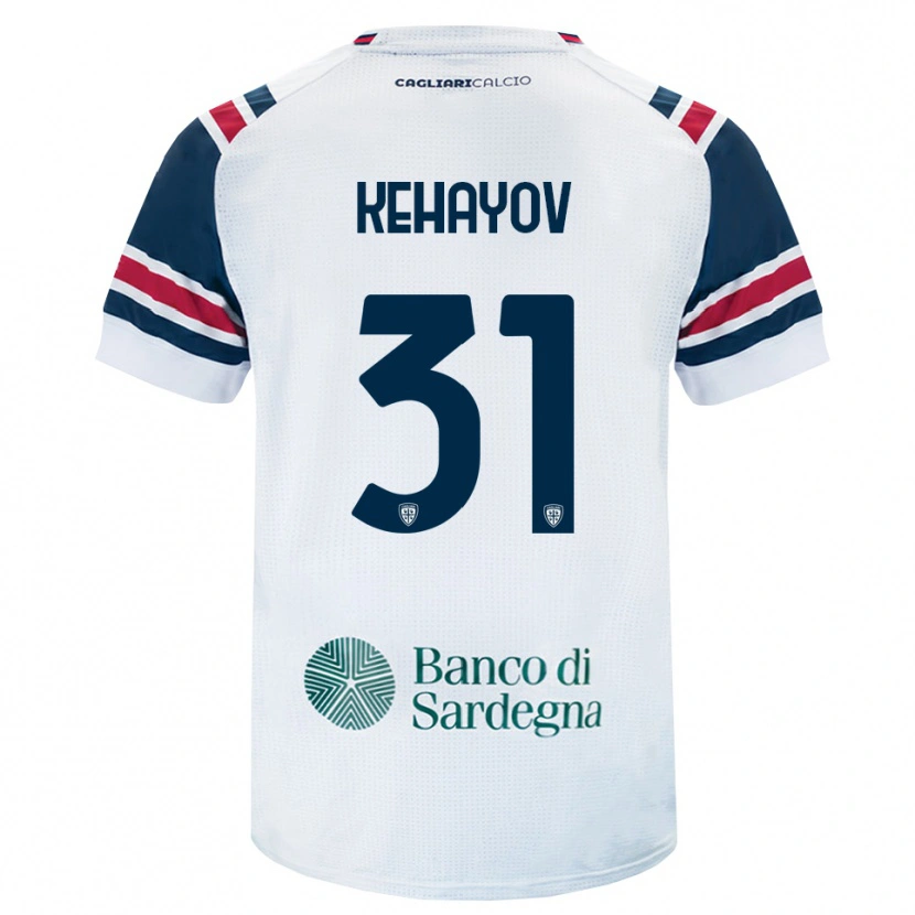 Danxen Herren Atanas Kehayov #31 Weiß Rot Grün Auswärtstrikot Trikot 2026/27 T-Shirt