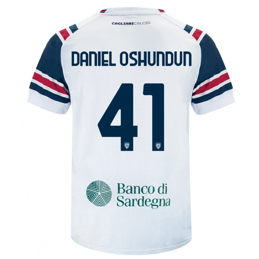 Danxen Herren Olasunkanmi Daniel Oshundun #41 Weiß Rot Grün Auswärtstrikot Trikot 2026/27 T-Shirt