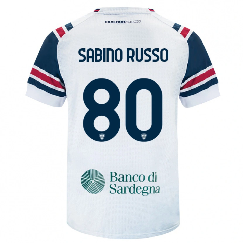 Danxen Herren Alessandro Sabino Russo #80 Weiß Rot Grün Auswärtstrikot Trikot 2026/27 T-Shirt
